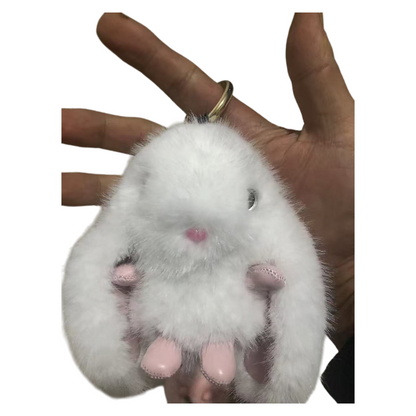 Eco-Friendly Plush Animal Keychain Cute Stuffed Car Key Pendant Bag Charm