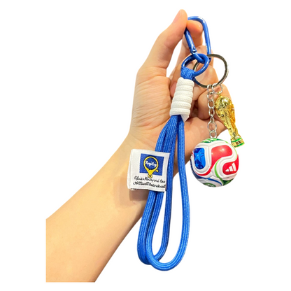 2026 World Cup Keychain Mexico USA Canada Soccer Fan Souvenir Pendant