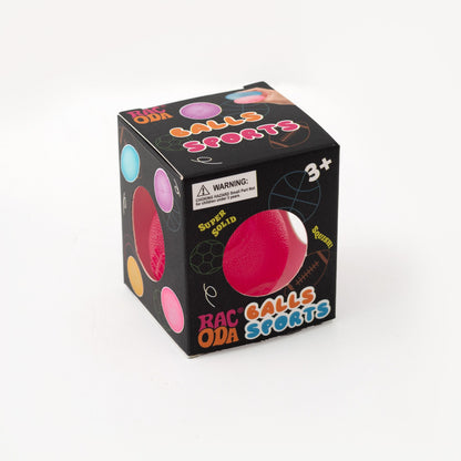 Semi-Transparent Squishy Stress Ball – Slow Rising Squeeze Toy for Anxiety Relief