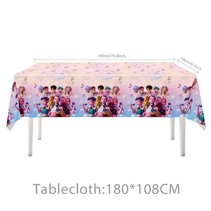 Demon Hunters & Saga Boy Band Birthday Party Supplies – Themed Tableware and Decorations
