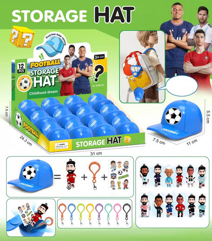 Storage Hat Blind Box Capsule Cartoon Figures Trendy Collectible Keychain Toys
