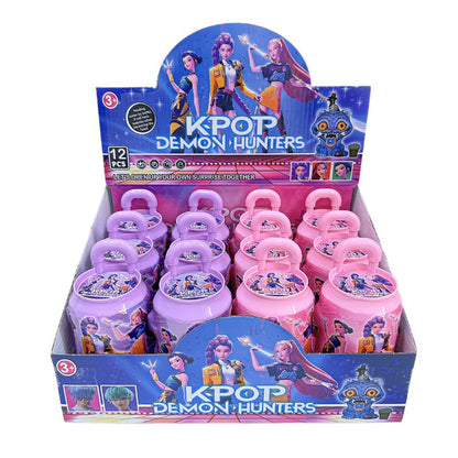 K-Pop Demon Hunter Soda Can Suitcase Blind Box Keychain Figures