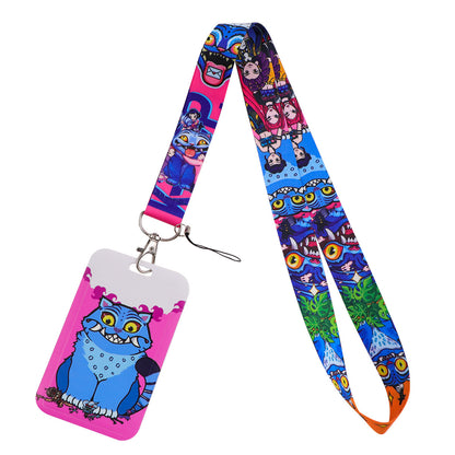 K-POP Demon Hunters Phone Lanyard Polyester Neck Strap ID Badge Holder Card Keychain