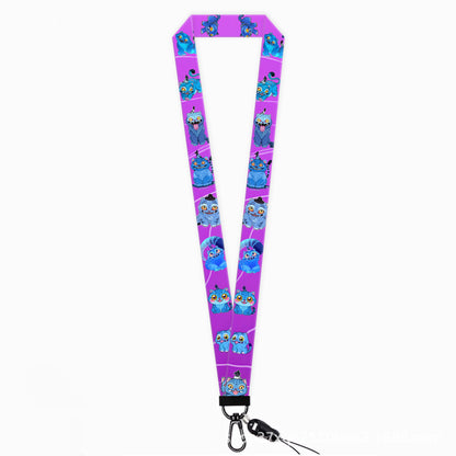 K-Pop Demon Hunters Printed Lanyard Phone Strap ID Card Badge Holder Trendy Merch Accessory