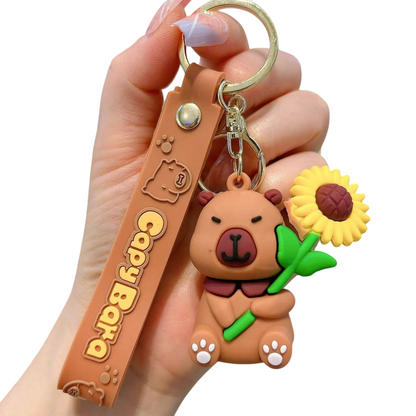 Cute Capybara Keychains – Kawaii Animal Bag Charms & Novelty Gifts