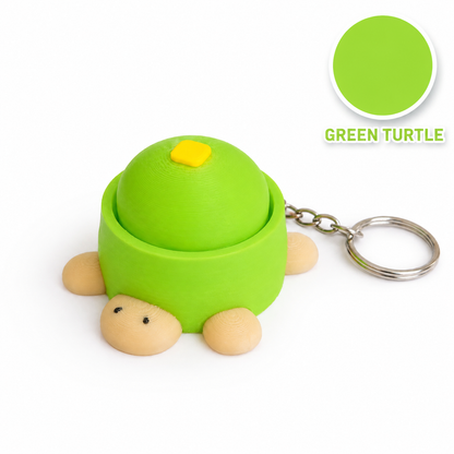 Cute Mini Clicker Fidget Keychains – 3D Printed Stress Relief Toys