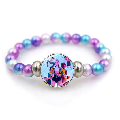 K-POP Demon Hunters Beaded Bracelet Colorful Friendship Jewelry Gift for Boys & Girls Trendy Fan Accessory