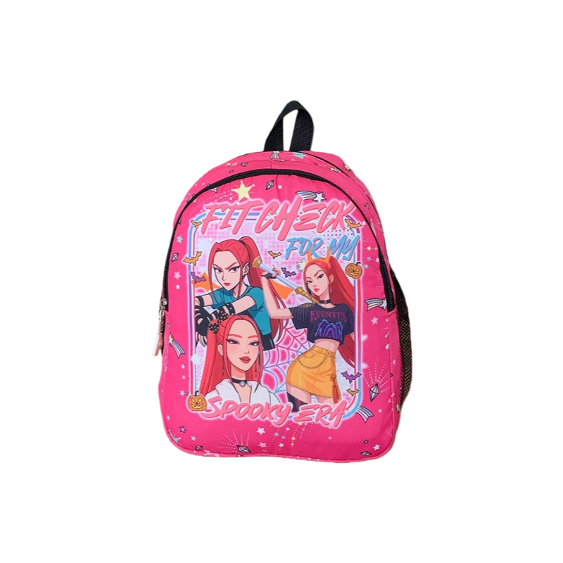K-Pop Demon Hunters Cartoon Backpack Cute Kindergarten School Bag for Boys & Girls