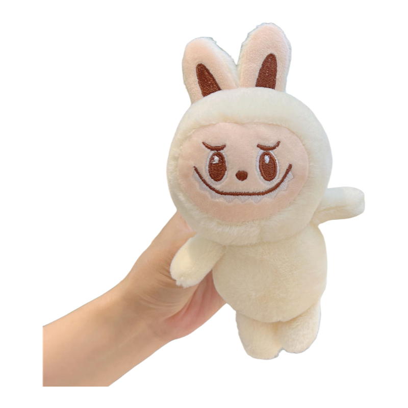 Labubu Plush Keychain – Cute Stuffed Doll Bag Charm & Universal Key Ring Accessory