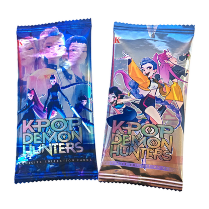 K-Pop Demon Hunter Holographic Trading Cards – Mystery Pack Box with 30 Booster Packs