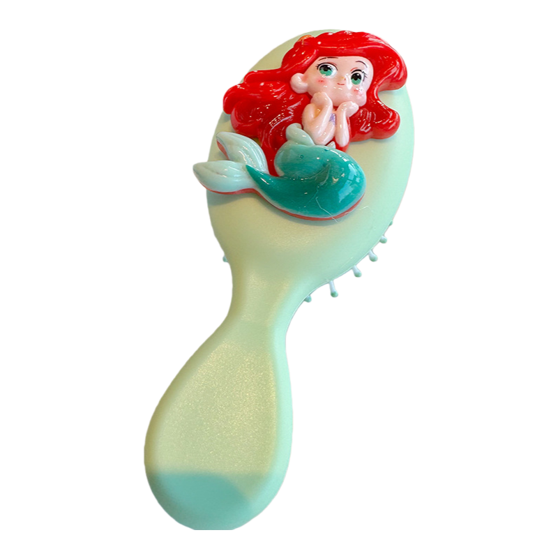 Children’s Princess-Themed Cushion Hair Brush – Cute 3D Princess Decor
