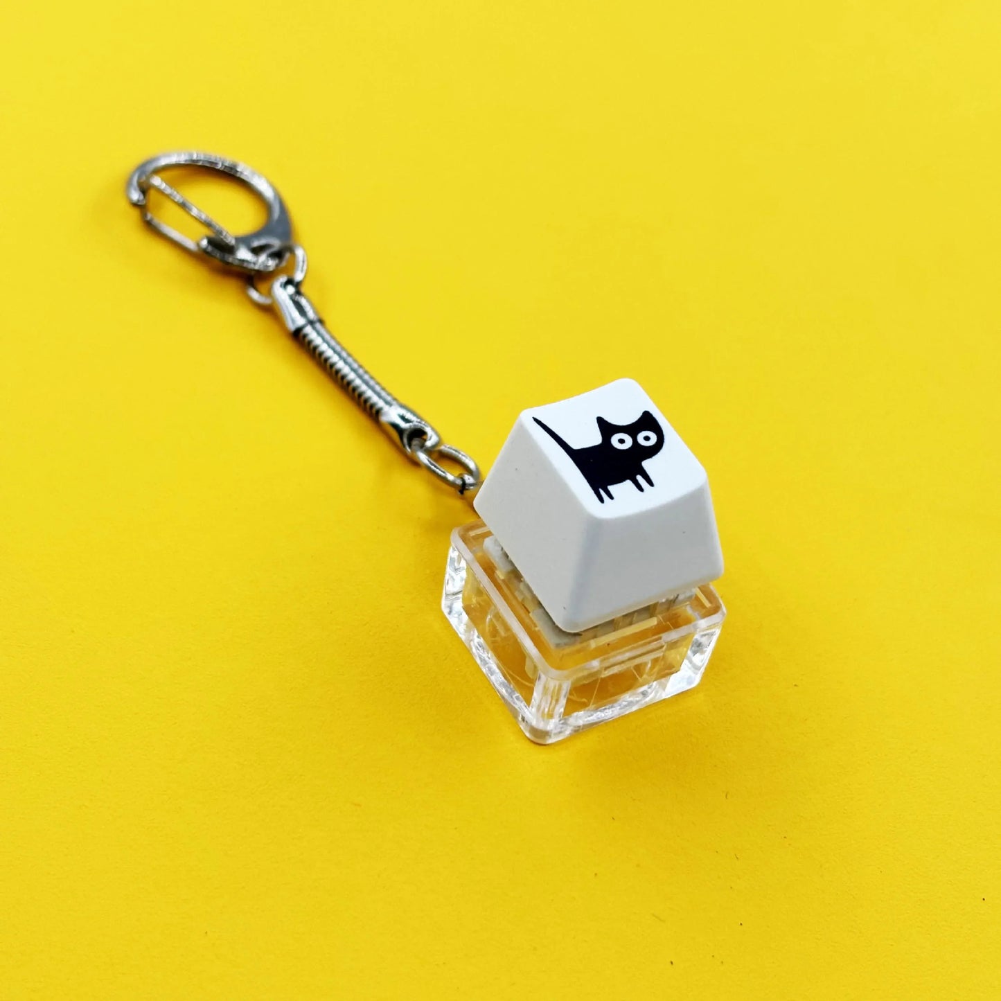 Clicky Keycap Mechanical Keyboard Switch Fidget Keychain Press Button Bag Charm