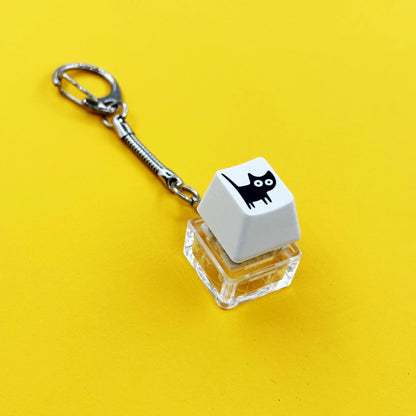 Clicky Keycap Mechanical Keyboard Switch Fidget Keychain Press Button Bag Charm