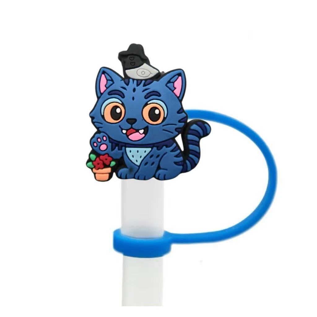 K-Pop Demon Hunters Straw Topper Fits 10mm Large Tumbler Straws Reusable Dust Cap