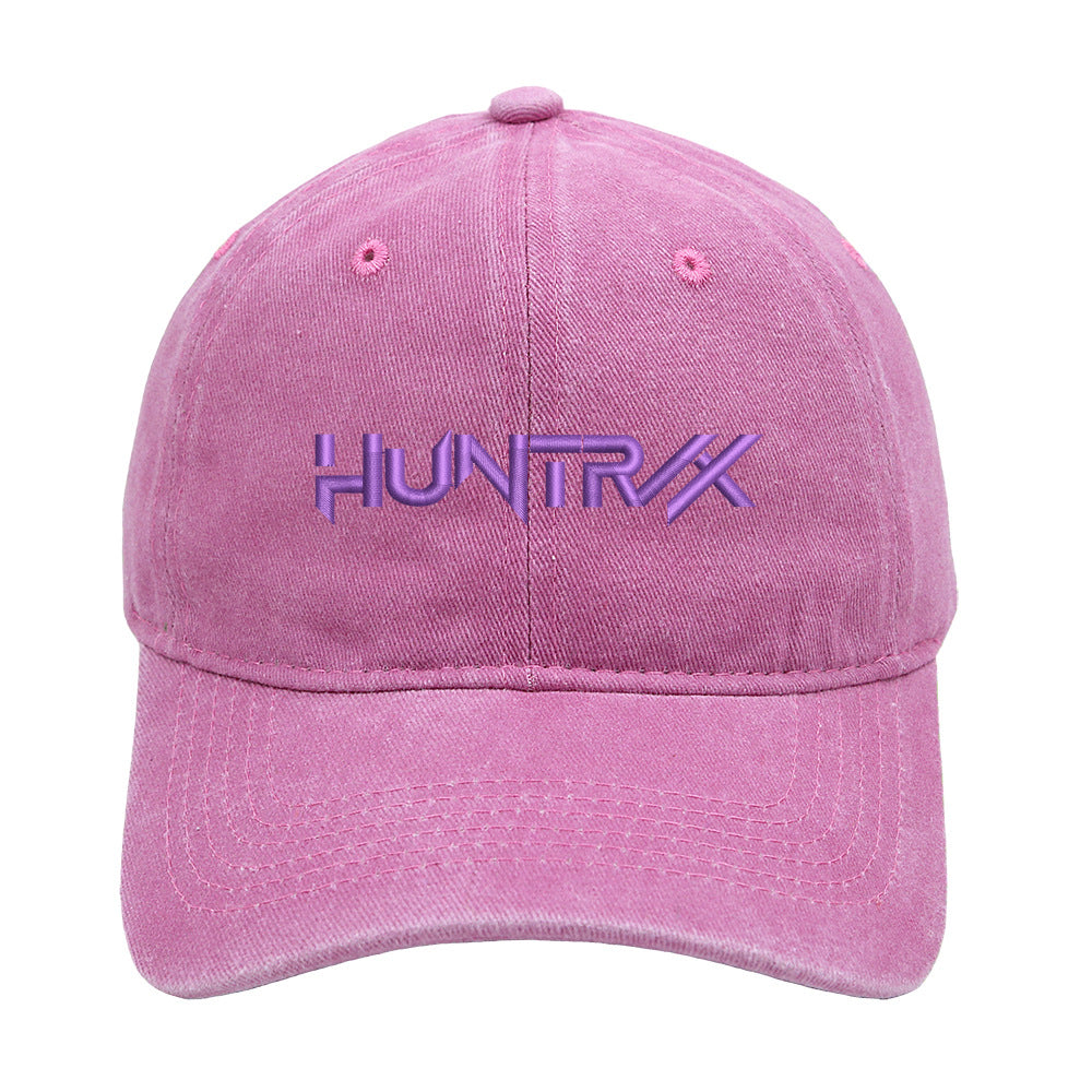 K-Pop Demon Hunter HUNTR/X Embroidered Washed Baseball Cap – Unisex Casual Hat