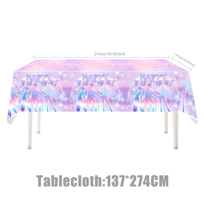 K-pop Demon Hunters Birthday Party Supplies Themed Tableware and Decorations