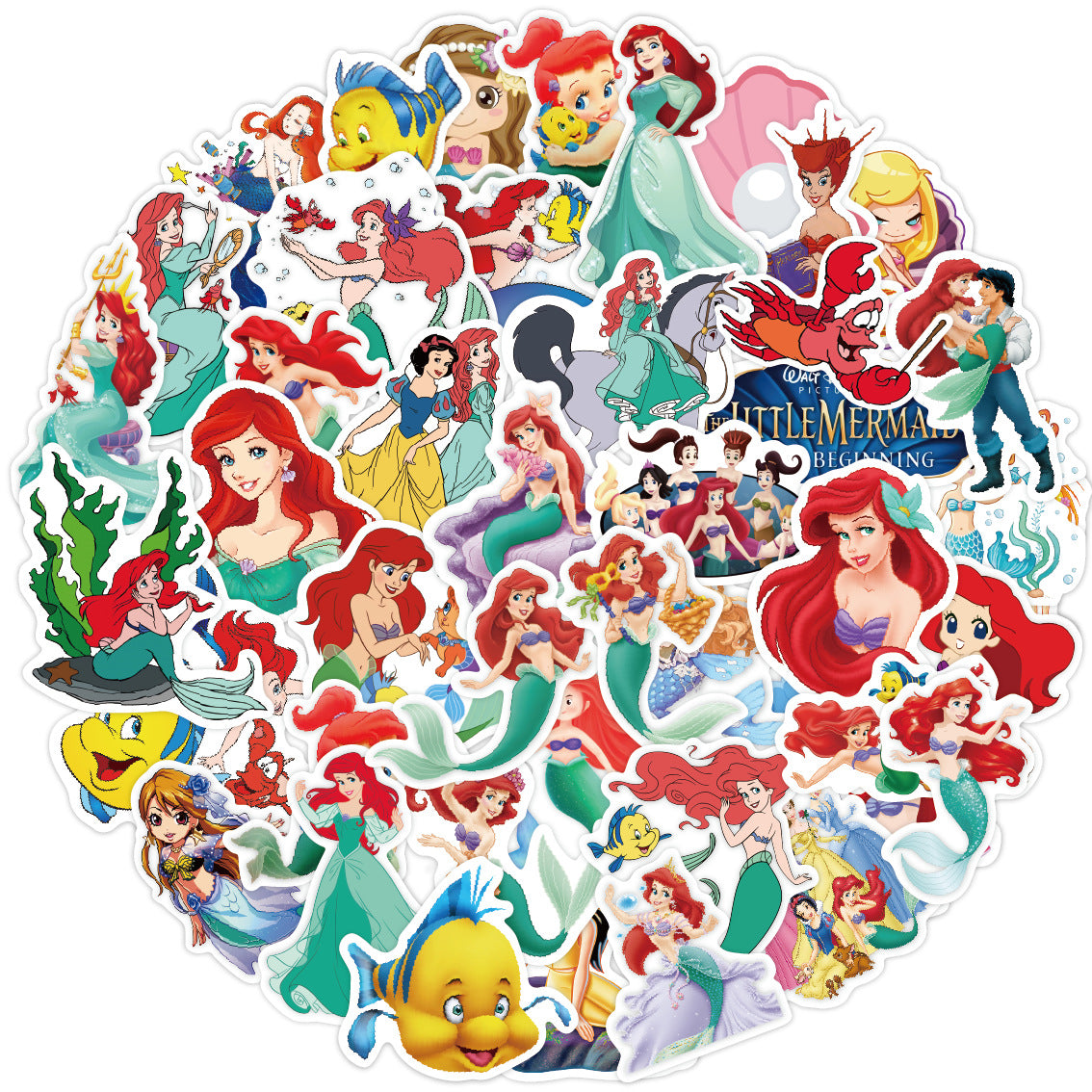 50Pcs Cartoon Character Stickers Waterproof Cartoon Decals for Laptop Phone & Water Bottle
