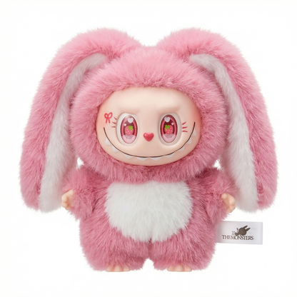 Easter Bunny Bow Plush Key Chain Vinyl & Plush Rabbit Bag Charm Collectible Doll Accessory