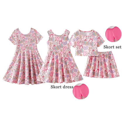 Summer Minnie Printed Cartoon Fashion Kids Clothes Collection
