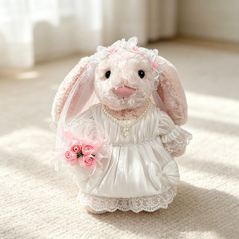 30cm (11.8 in) Bunny Doll Clothes – Lace Dresses & Cozy Outfits, Clothes Only