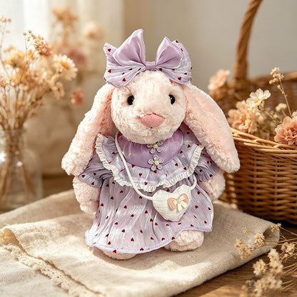 30cm (11.8 in) Bunny Doll Clothes – Lace Dresses & Cozy Outfits, Clothes Only