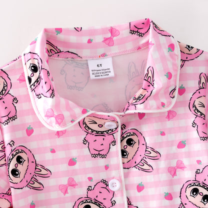 Mommy And Me Fall Labubu Cozy Fur Pajamas Set