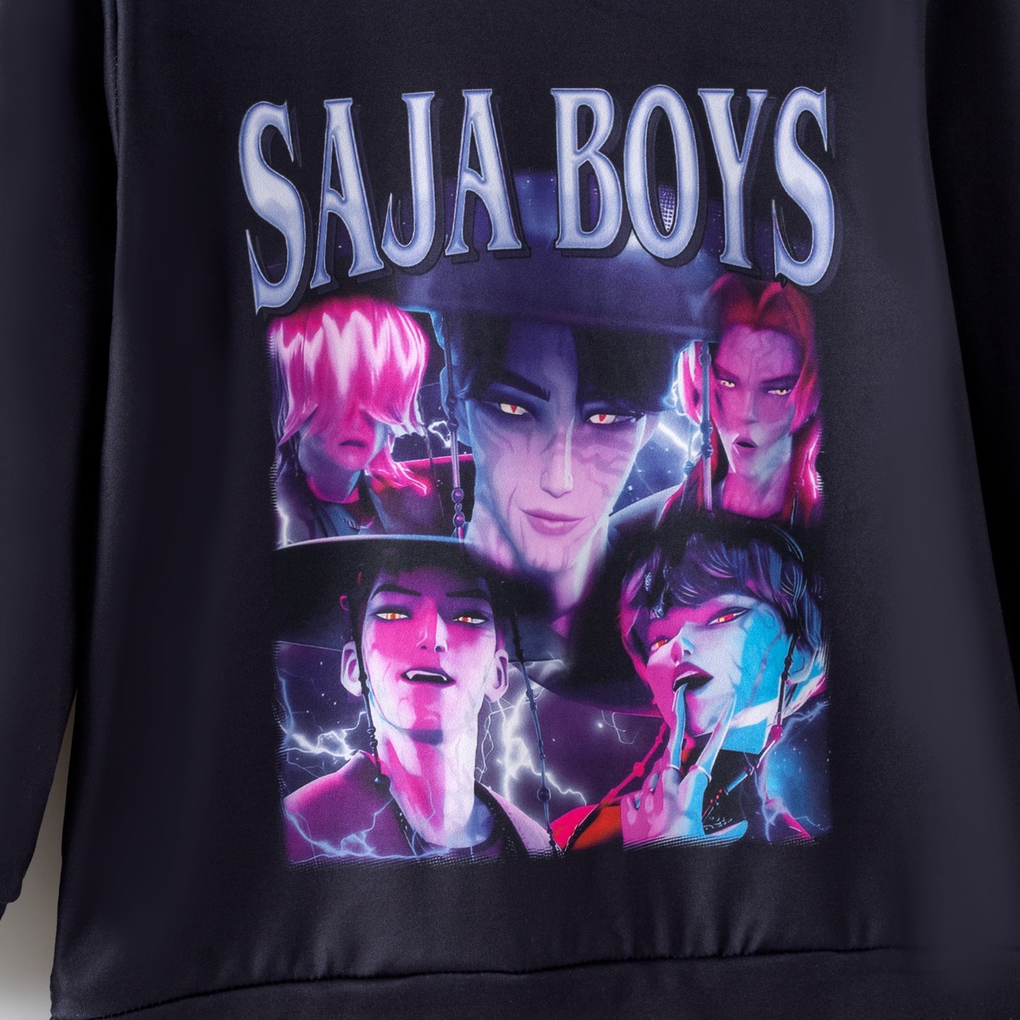 Boys Spring Kpop Demon Hunter Long Sleeves Outfit Set