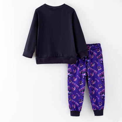 Boys Spring Kpop Demon Hunter Long Sleeves Outfit Set