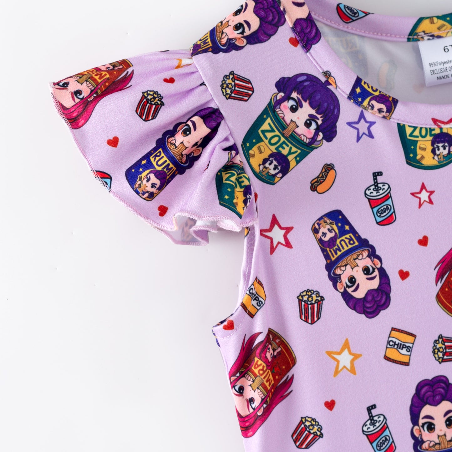 Girls Spring Summer K-POP Short Sleeves Twirl Dress