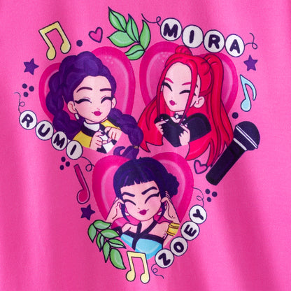 2026 Spring K-pop Demon Hunter Print Pant Set