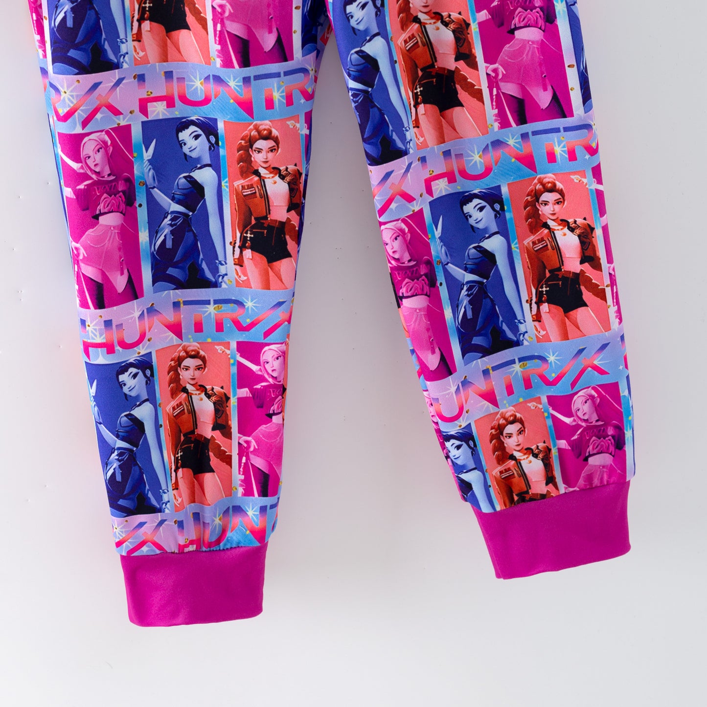 Girls Spring Kpop Demon Hunter Print Pajamas Set