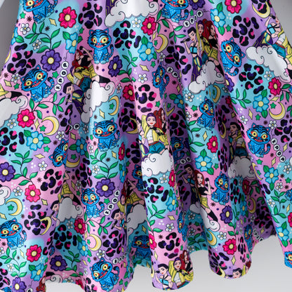 2026 Spring Cute K-POP Long Sleeves Twirl Dress