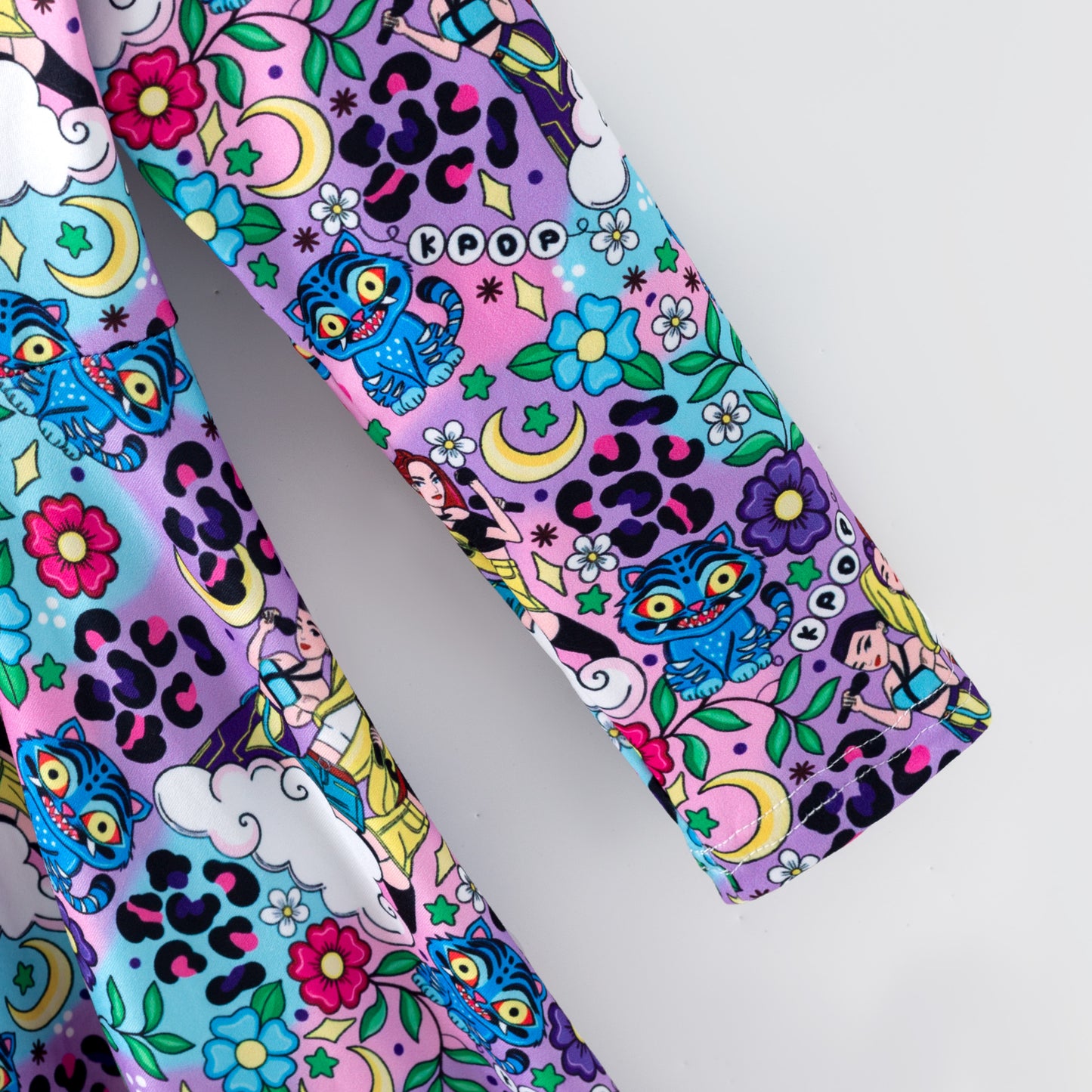 2026 Spring Cute K-POP Long Sleeves Twirl Dress