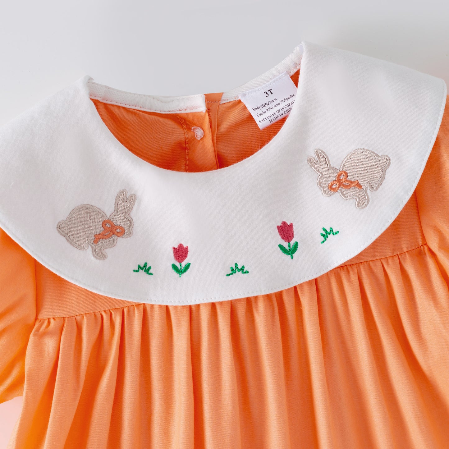 Spring / Summer Easter Kids Collection Bunny Embroidery Outfits
