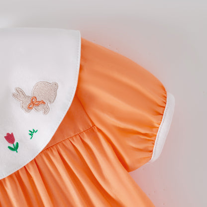 Spring / Summer Easter Kids Collection Bunny Embroidery Outfits