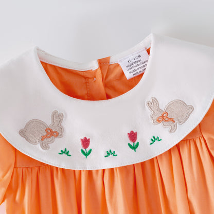 Spring / Summer Easter Kids Collection Bunny Embroidery Outfits