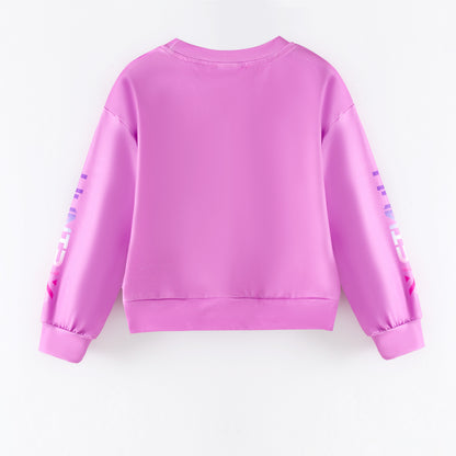 Girls Spring K-pop Demon Hunter Print Fashion Sweatshirt Collection