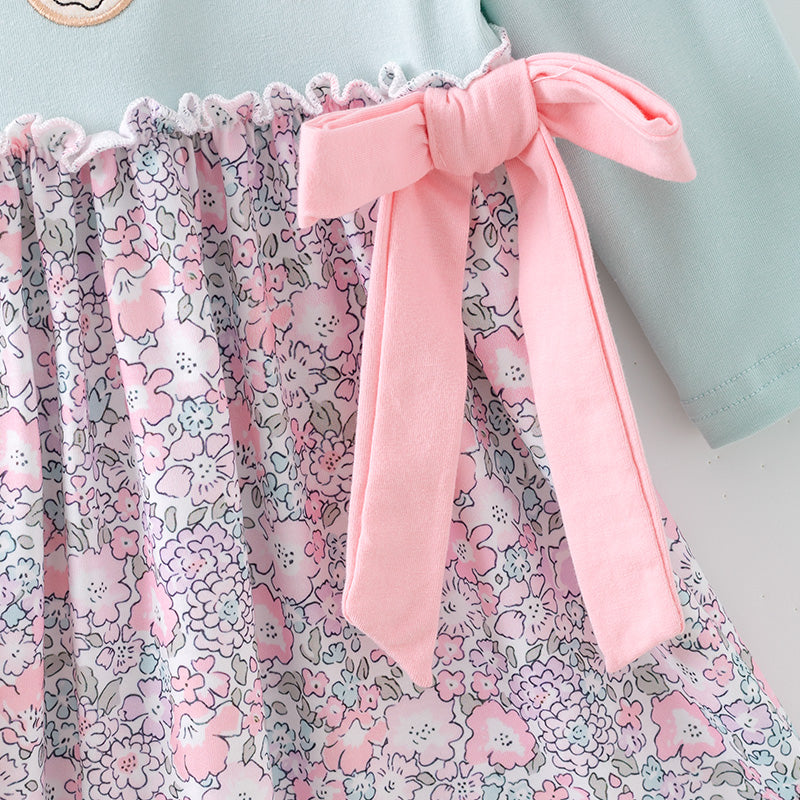 Halloween Spook-tacular Embroidered Pumpkin Dress