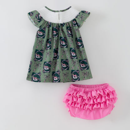 Kids Personalized Name Smock Embroidery Outfit | 2026 Spring Summer Duck Collection