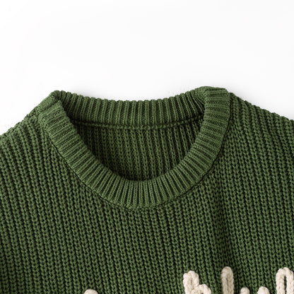 "Thankful" Knit Sweater – Cozy Fall Vibes for Thanksgiving