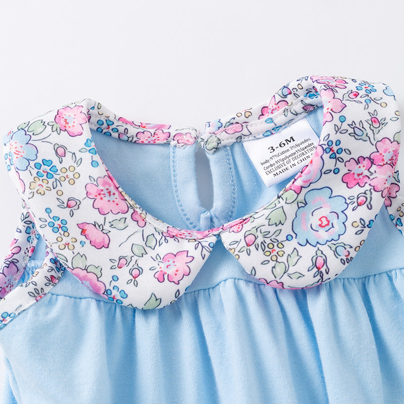 Fall Thanksgiving Girls Smocked Outfit Set – Pumpkin Embroidery Floral Sibling Collection