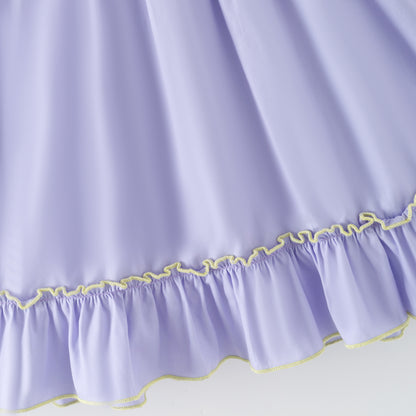 Sweet Easter Bunnies Smocked Embroidered Dress Set | Spring Kids Collection