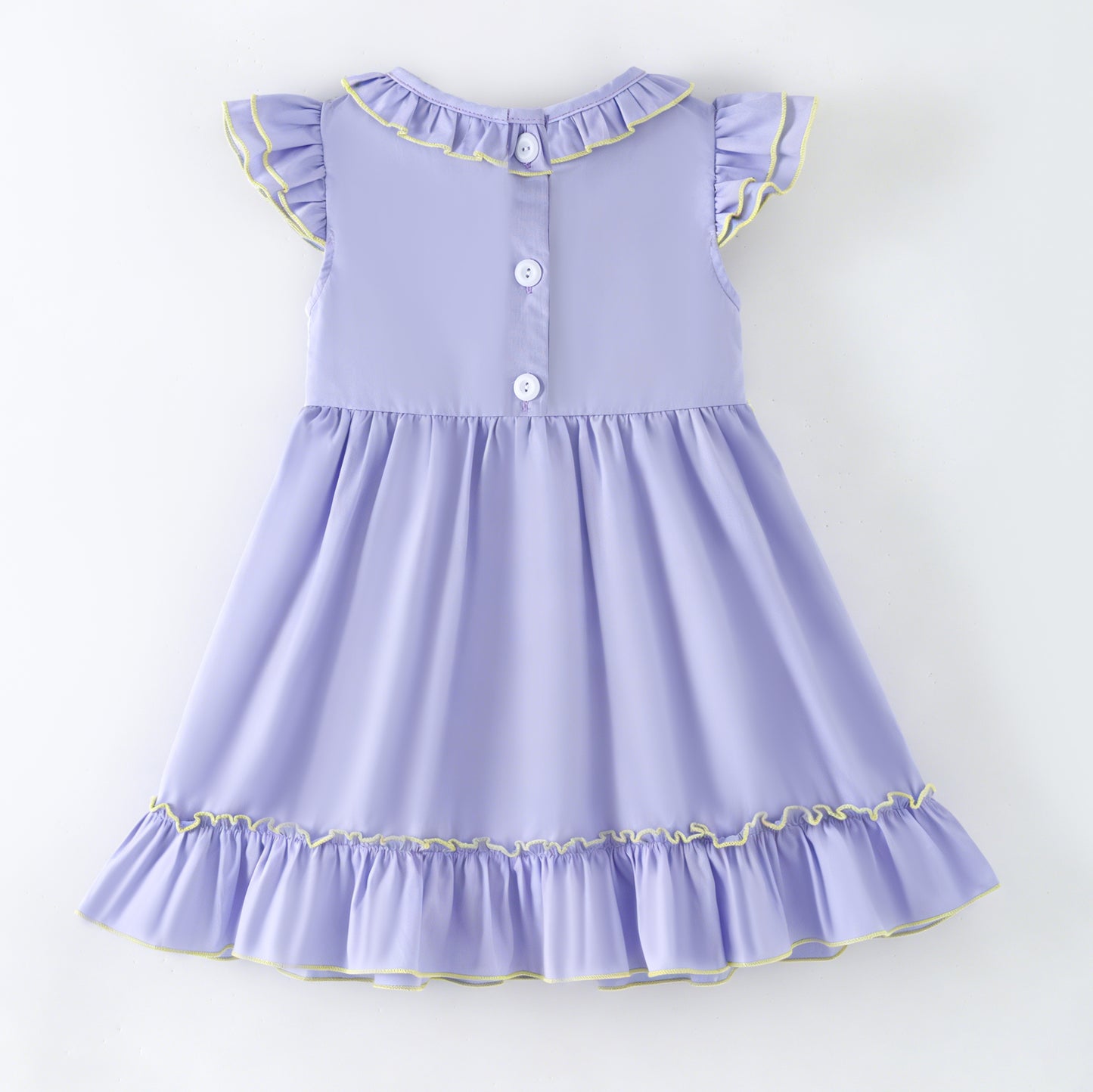 Sweet Easter Bunnies Smocked Embroidered Dress Set | Spring Kids Collection
