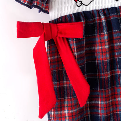 Christmas Sibling Matching Outfits – Santa Smocked Collection