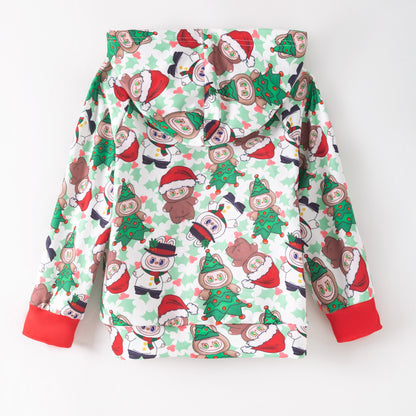 Christmas Girls’ Sweatshirt – Festive Holiday Pocket Hoodies