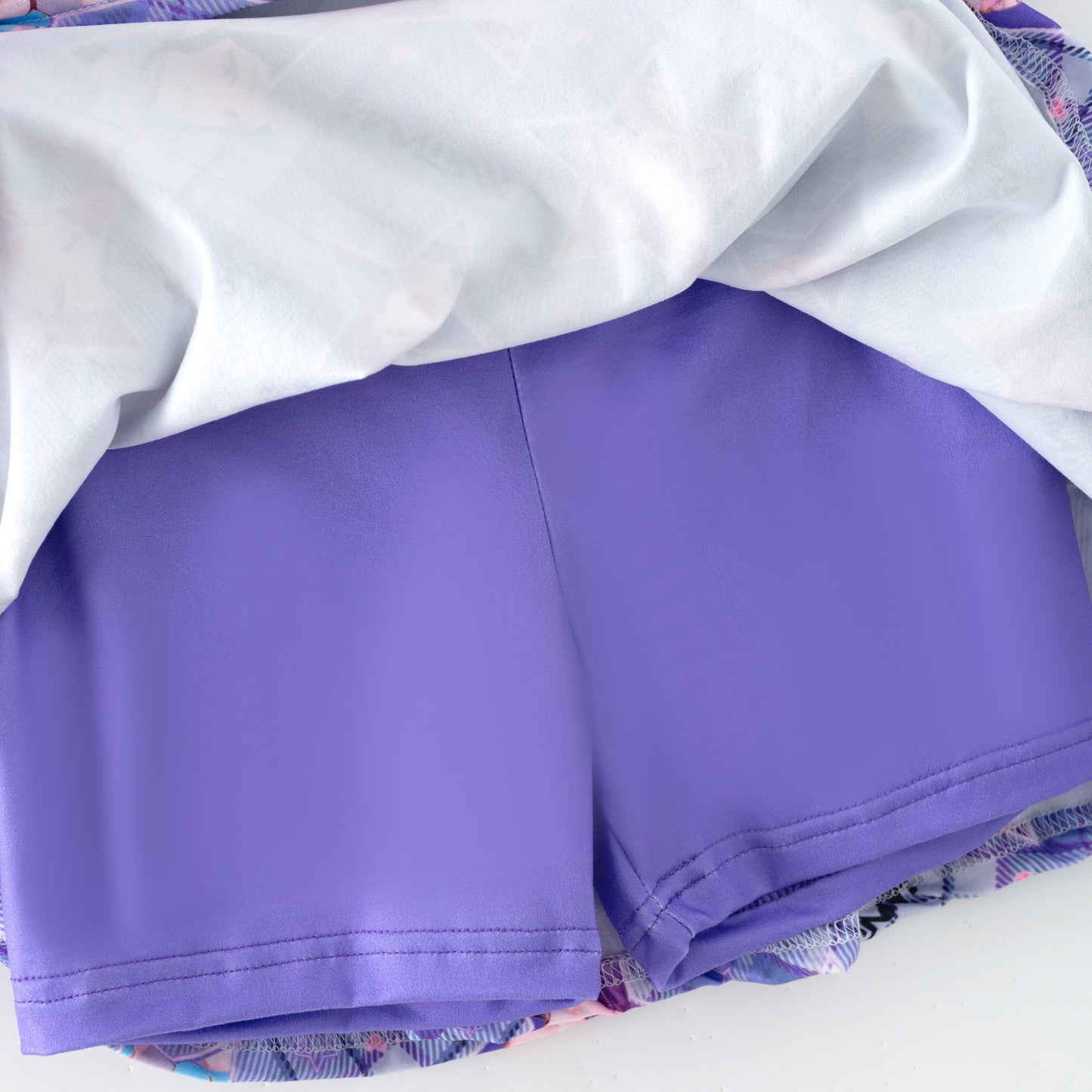Girls K-POP DEMON HUNTER Printed Athletic Skirt Set