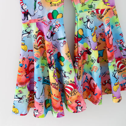 Dr.Suess Printed Cute Milk Silk Kids Outfits Collection