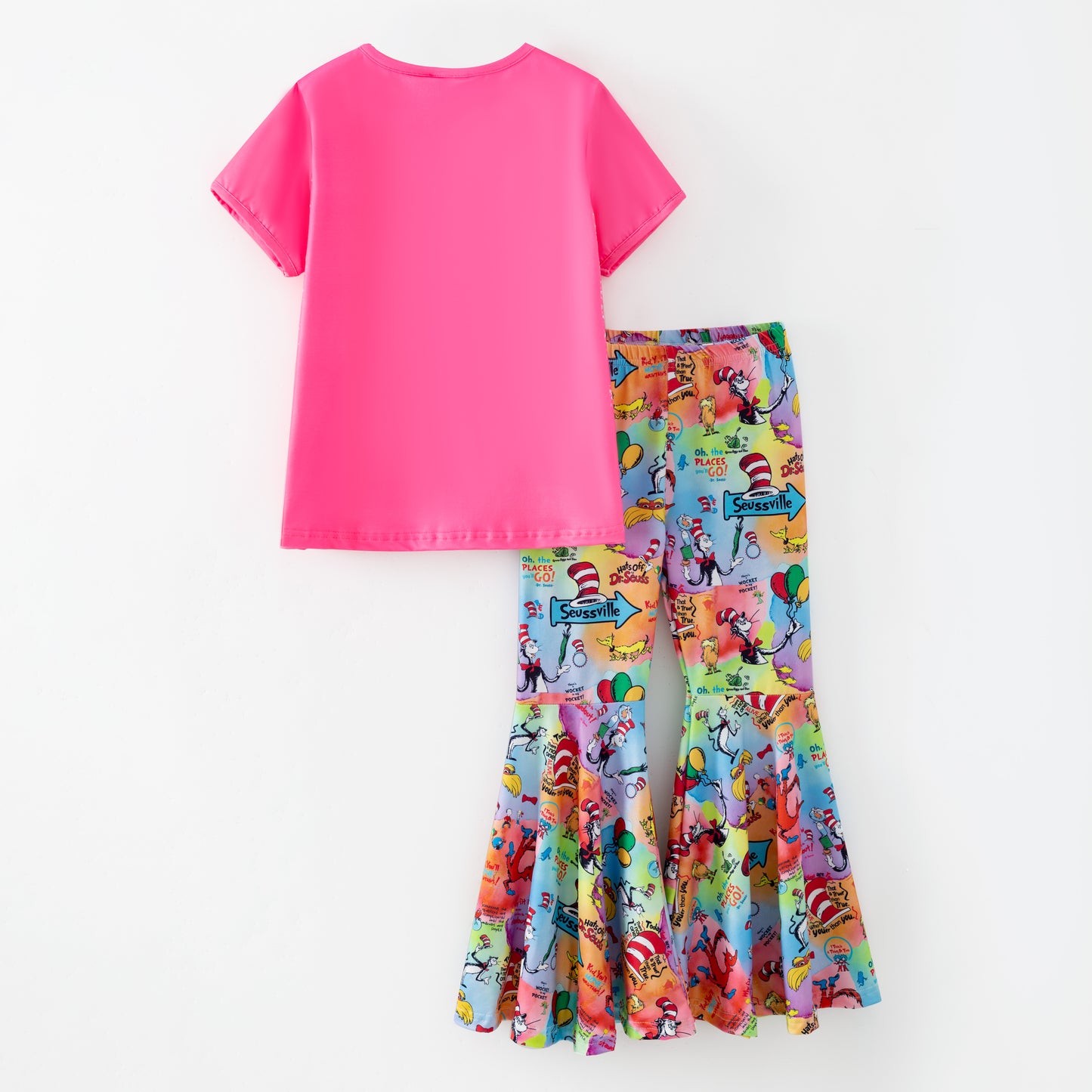 Dr.Suess Printed Cute Milk Silk Kids Outfits Collection