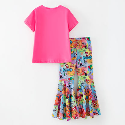 Dr.Suess Printed Cute Milk Silk Kids Outfits Collection