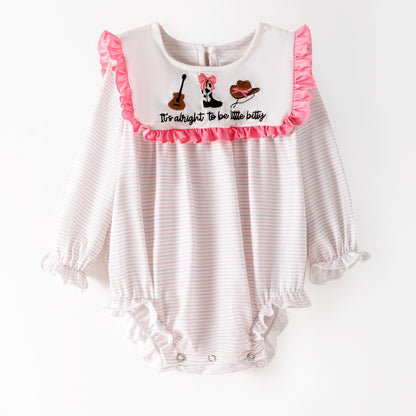 Kids Western Embroidered Outfit Set – Guitar, Boots & Cowboy Hat Design